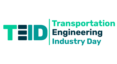Transportation Engineering Industry Day - TEID logo in shades of green