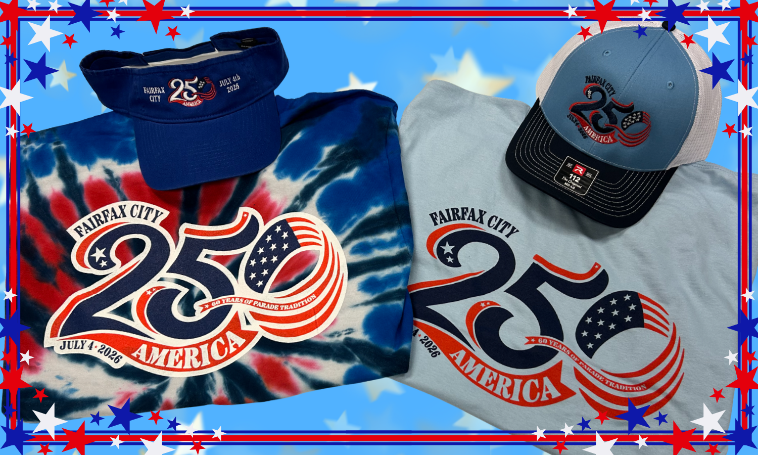 July 4th T-shirts and Hats