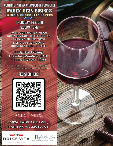 Wine and Chocolate Lovers Event Flyer
