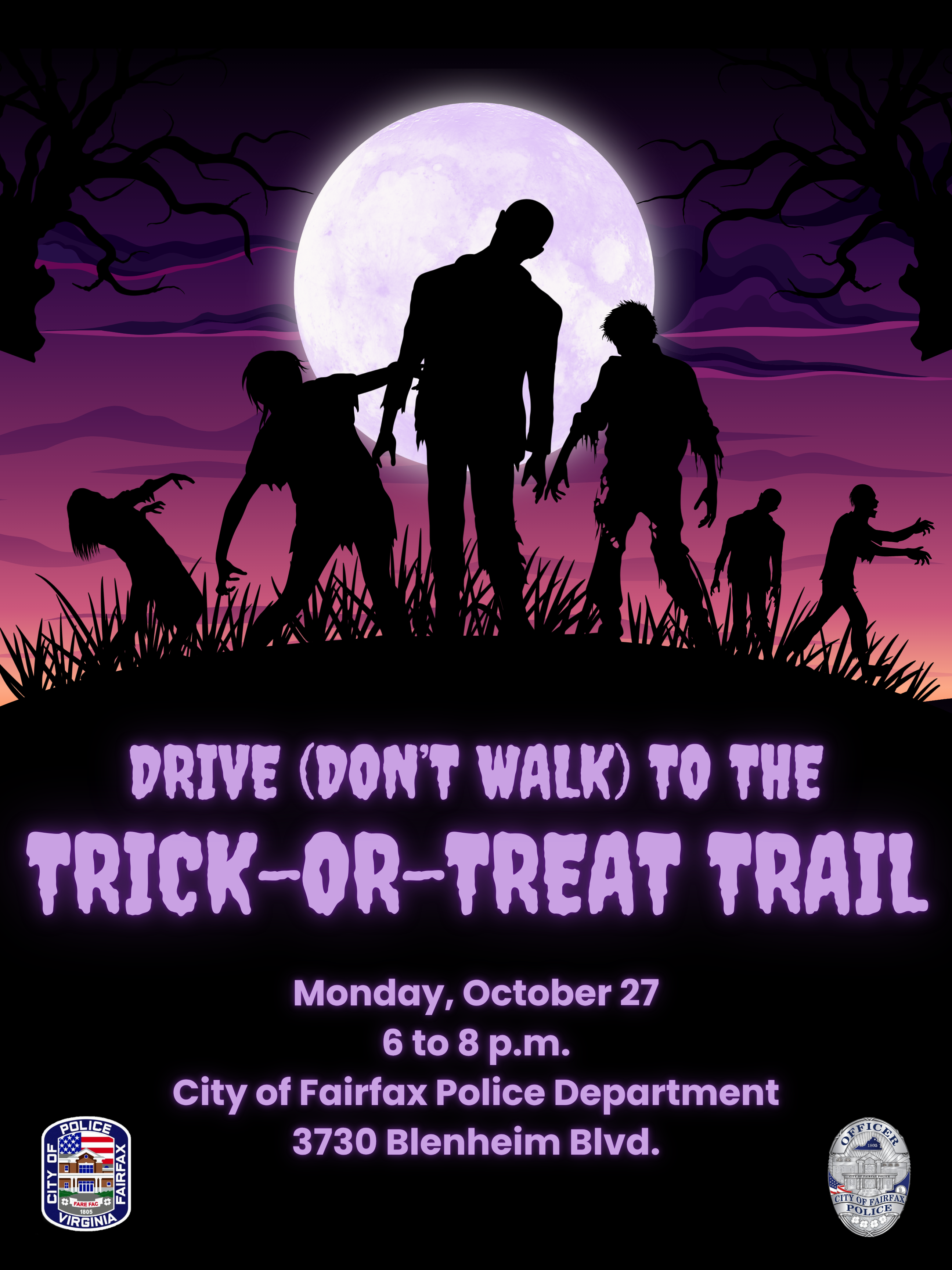 10 Trick or Treat Trail 2025 flyer