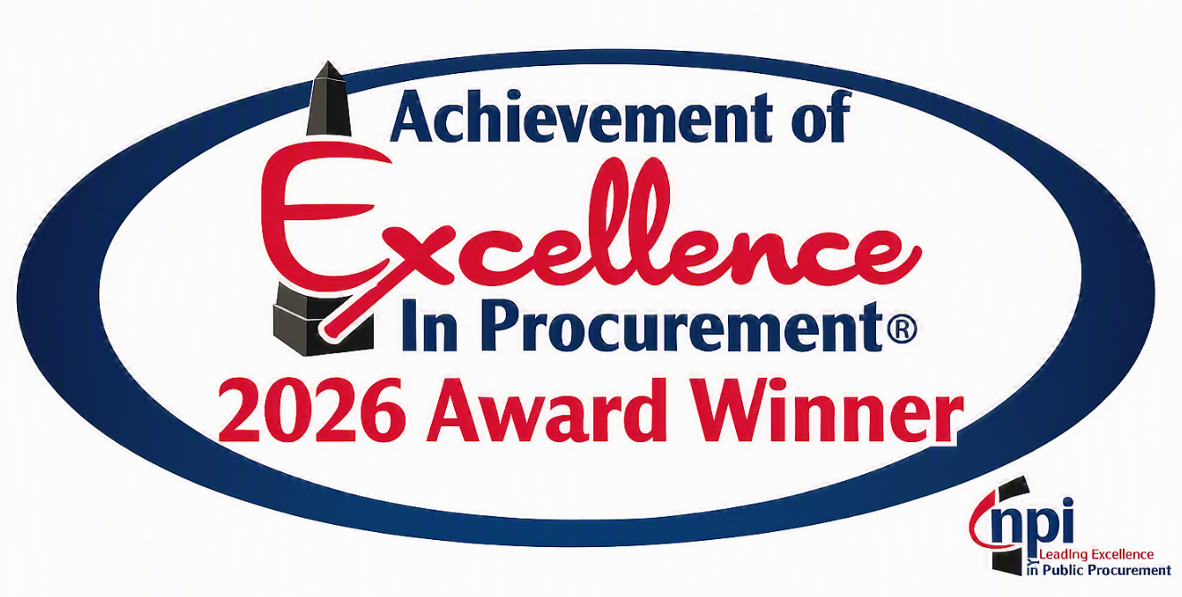Achievement of Excellence in Procurement 2026 Award Winner badge