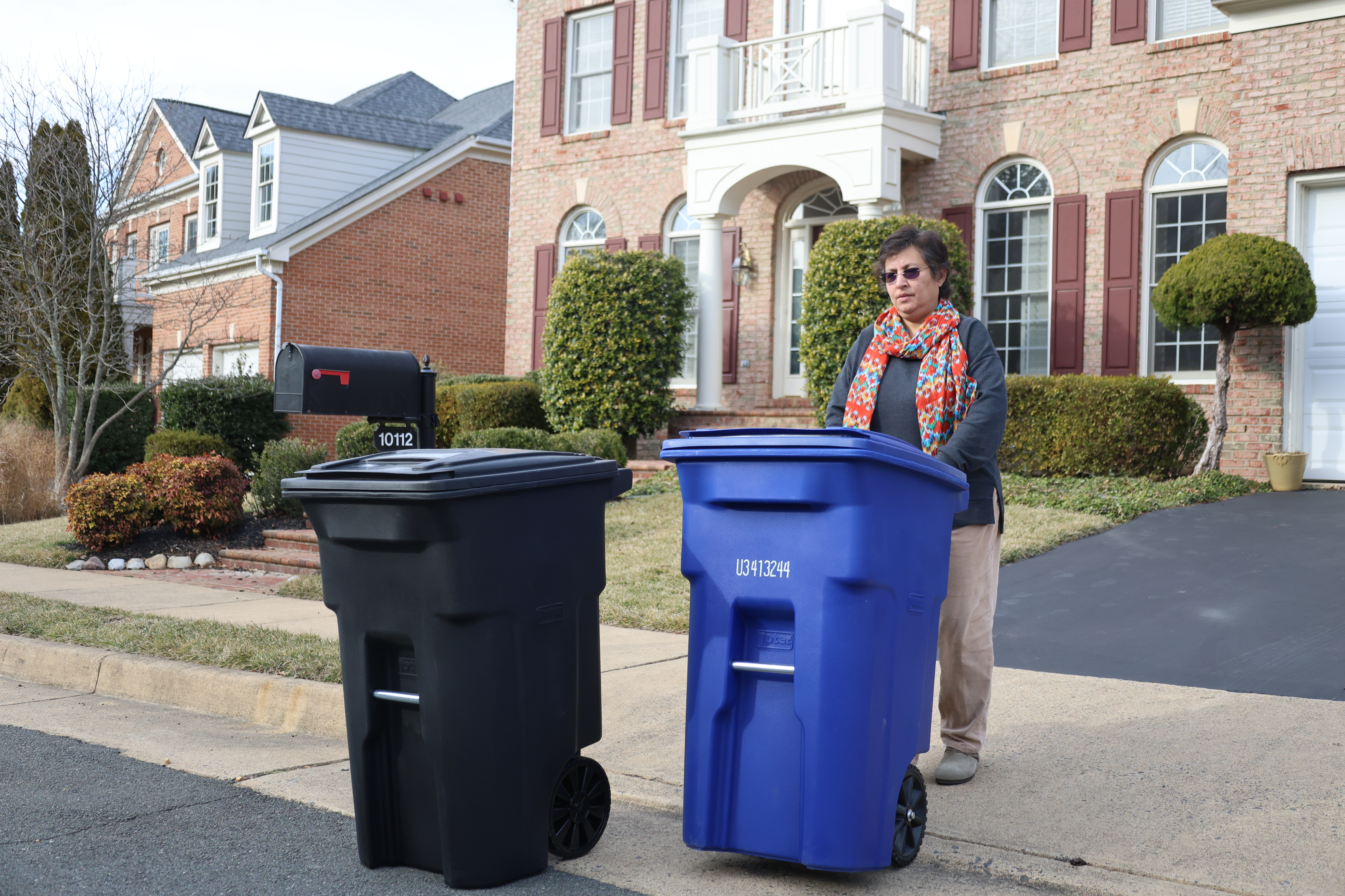 rolling carts to curb.JPG